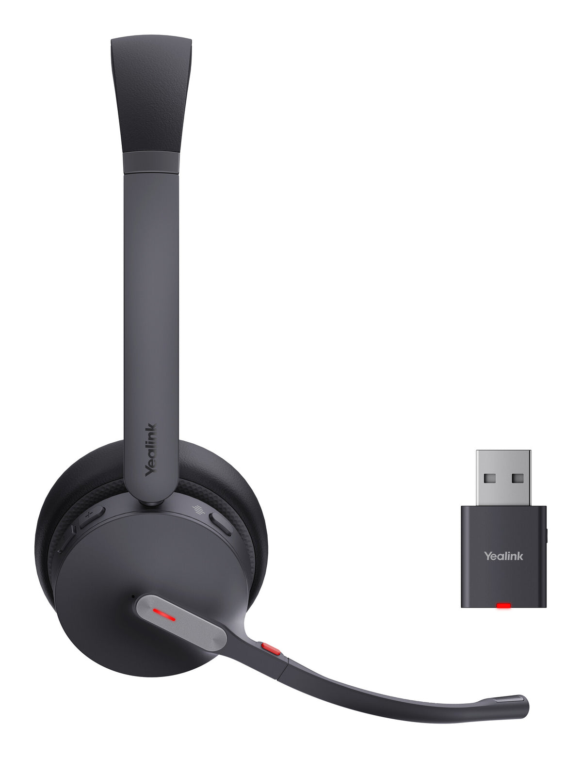 Yealink WH64 Hybrid Dual UC Headset Wireless Head-band Office/Call center Micro-USB Bluetooth Black