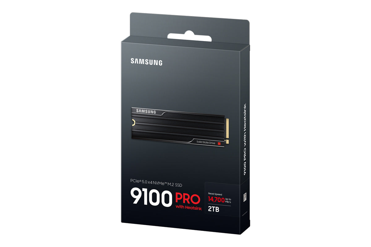 Samsung 9100 PRO Heatsink PCIe® 5.0 NVMe™ M.2 SSD - 2 TB