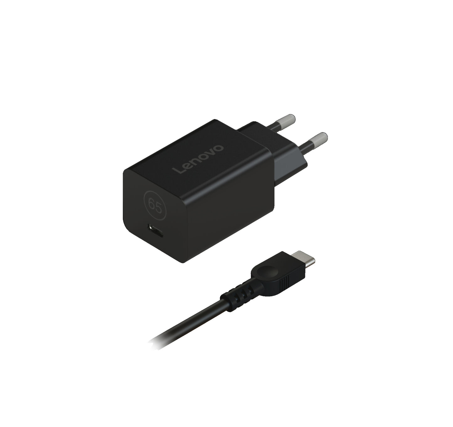 Lenovo GaN Nano 65W Universal Black AC Indoor