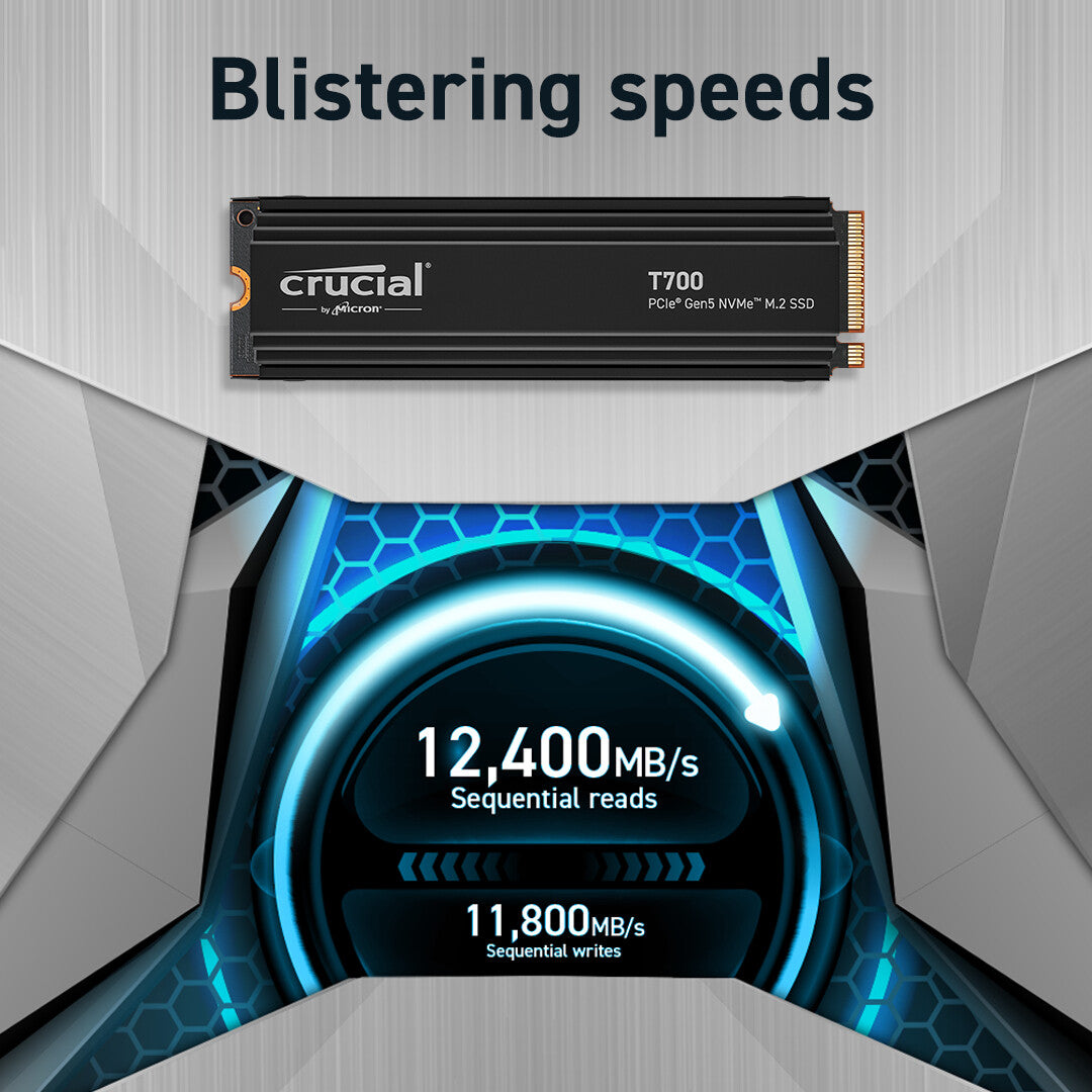Crucial T700 2 TB M.2 PCI Express 5.0 NVMe