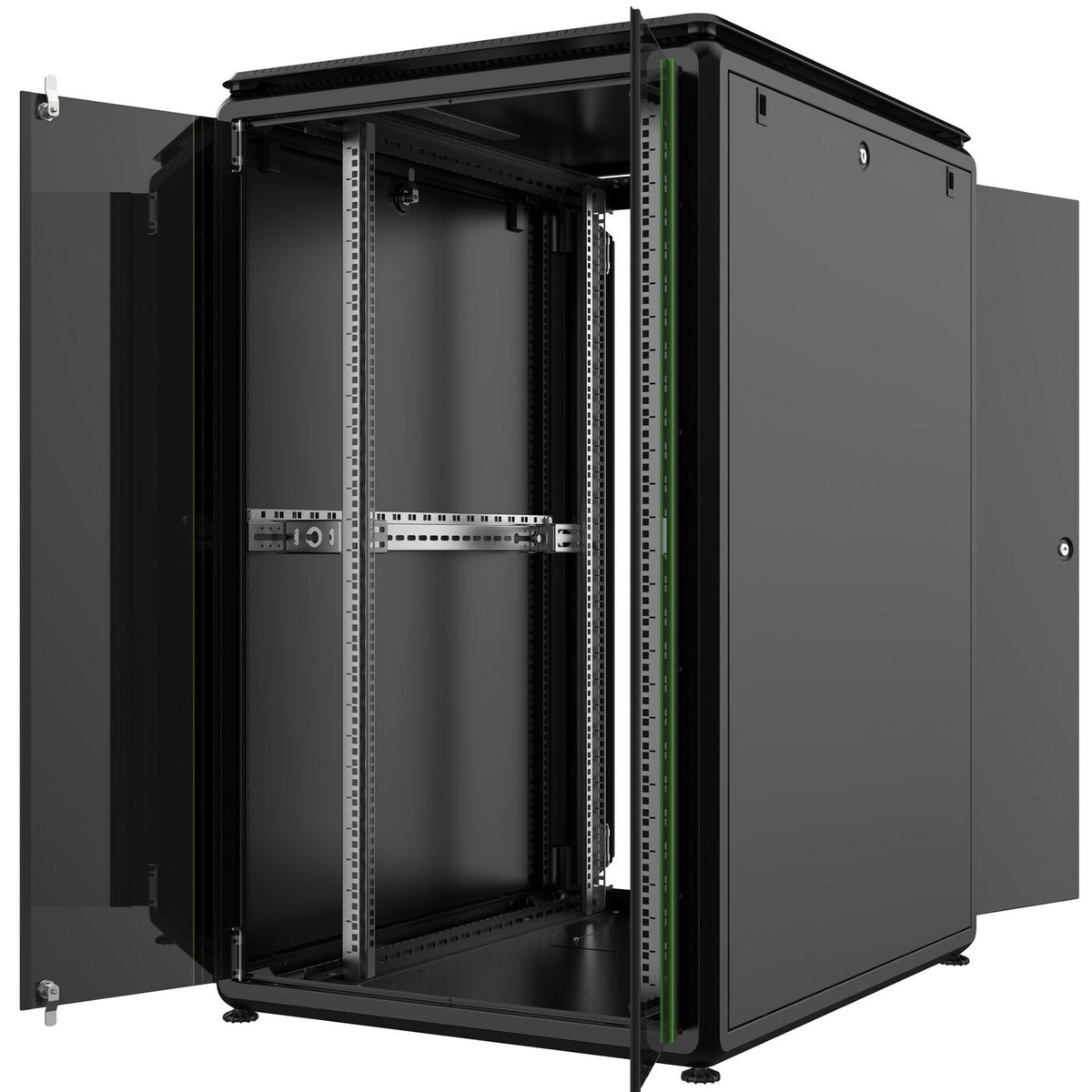 Lanview RDL26U81BL rack cabinet 26U Freestanding rack Black