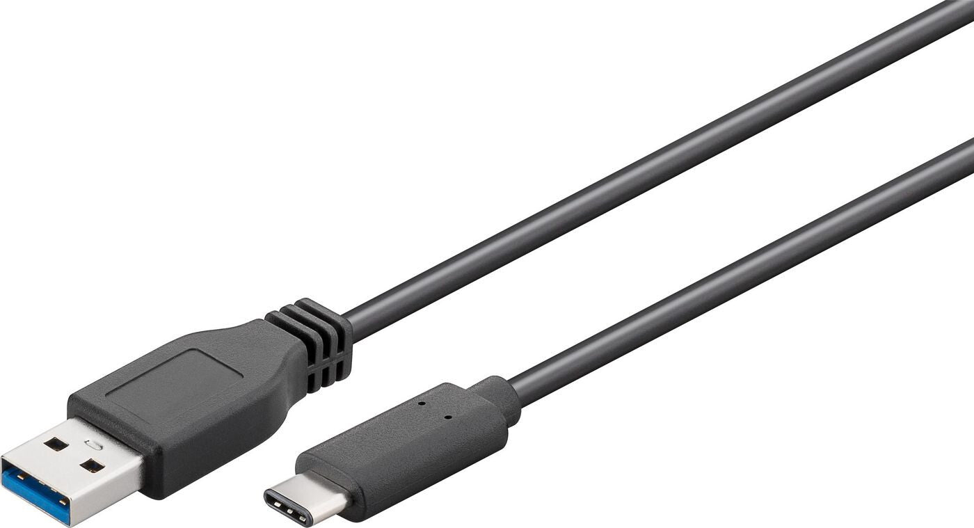 Microconnect USB3.1CA3 USB cable USB 3.2 Gen 1 (3.1 Gen 1) 3 m USB C USB A Black