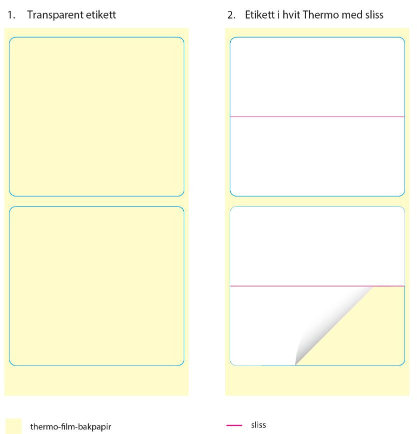 Capture CA-47011-AA-1 printer label White