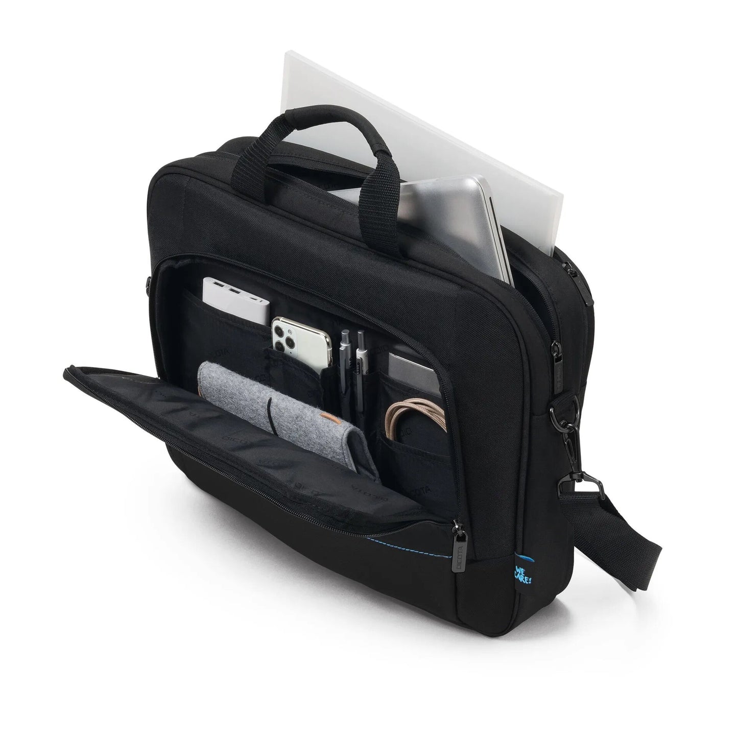 DICOTA D3250805 laptop case 43.9 cm (17.3") Briefcase Black