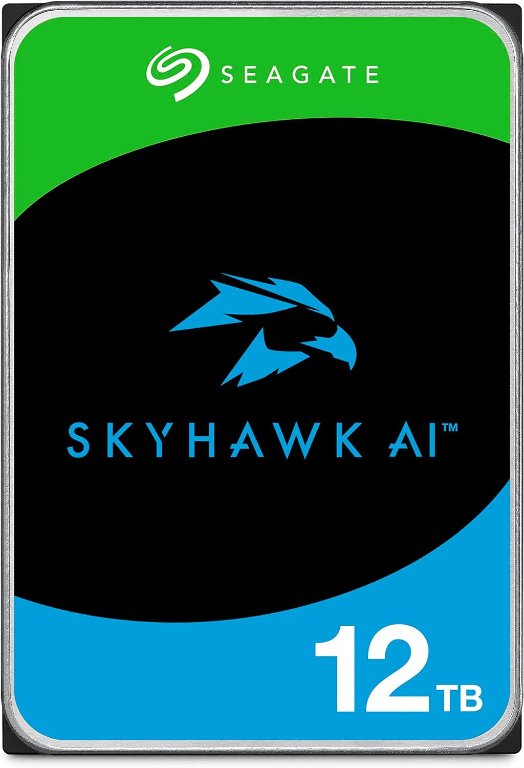 Seagate SkyHawk internal hard drive, 12TB, 7200 RPM, 3.5-inch, Serial ATA III