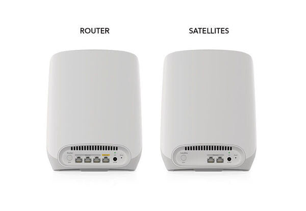 NETGEAR Orbi RBK763S Tri-band (2.4 GHz / 5 GHz / 5 GHz) Wi-Fi 6 (802.11ax) White 7 Internal - RBK763S-100EUS