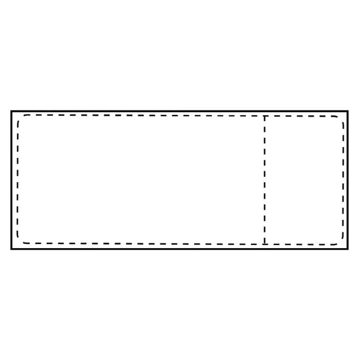 Capture SHIPLABEL105X251-FF2R printer label White