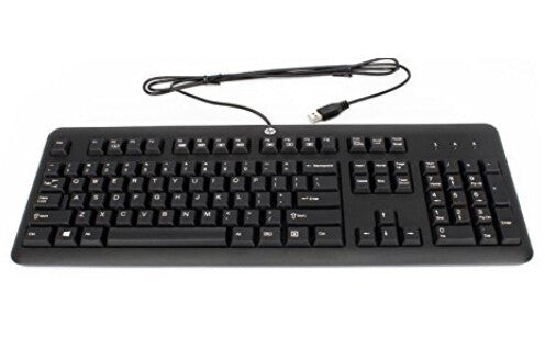 HP 672647-111 keyboard Universal USB Swiss Black