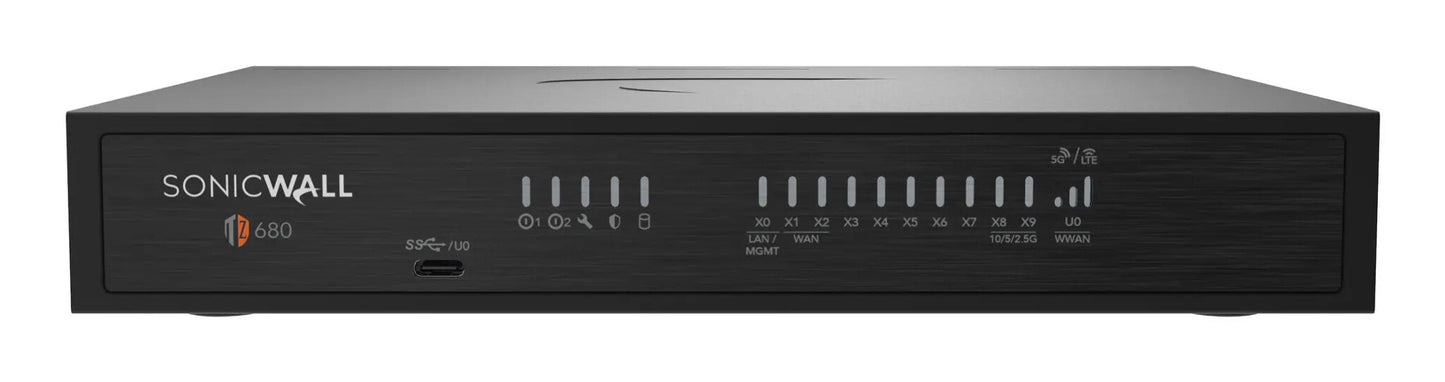 SonicWall TZ680 hardware firewall Desktop 5 Gbit/s