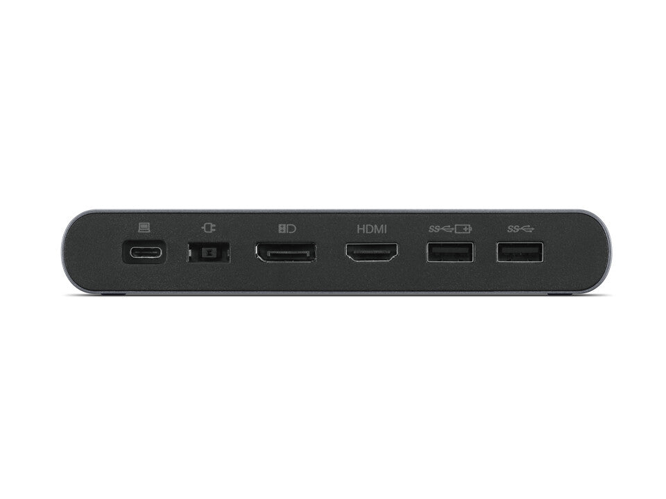 Lenovo 40B30090EU laptop dock/port replicator 2 x USB 3.2 Gen 2 (3.1 Gen 2) Type-C Grey