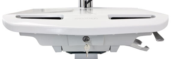 Ergotron StyleView EMR Cart with LCD Pivot White Flat panel Multimedia cart