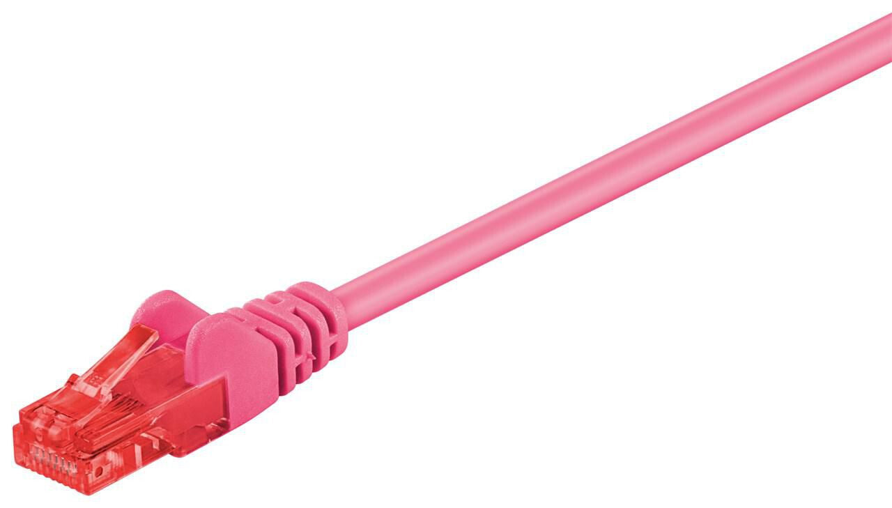 Microconnect B-UTP602PI networking cable Pink 2 m Cat6 U/UTP (UTP) Round