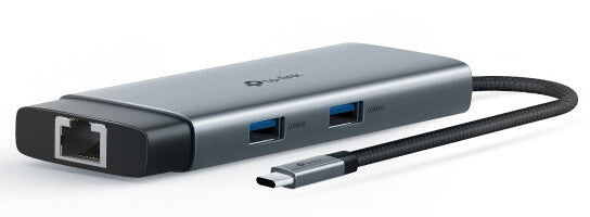TP-Link UH6120C interface hub USB Type-C Grey