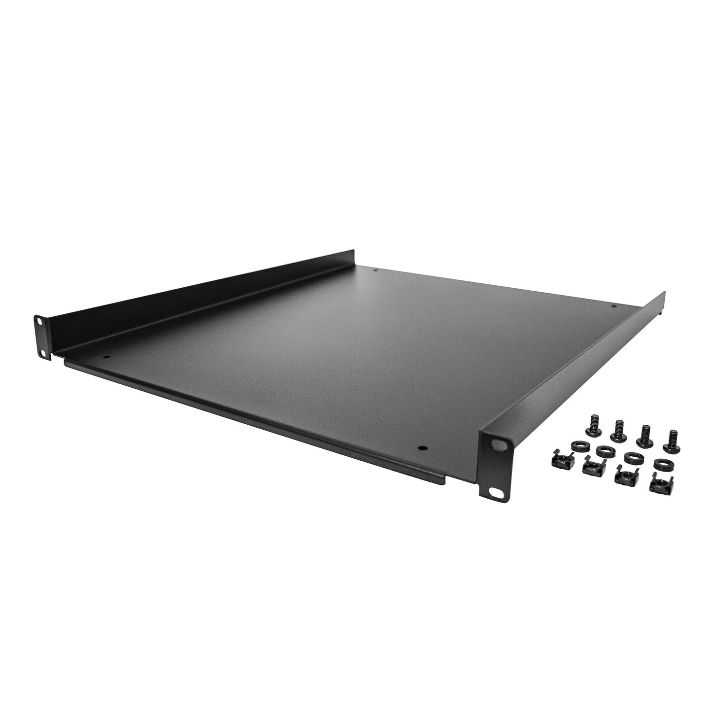 StarTech.com 1U Server Rack Shelf - Universal Rack Mount Cantilever Shelf for 19" Network Equipment Rack & Cabinet - Durable Design - Weight Capacity 55lb/25kg - 20" Deep Tray