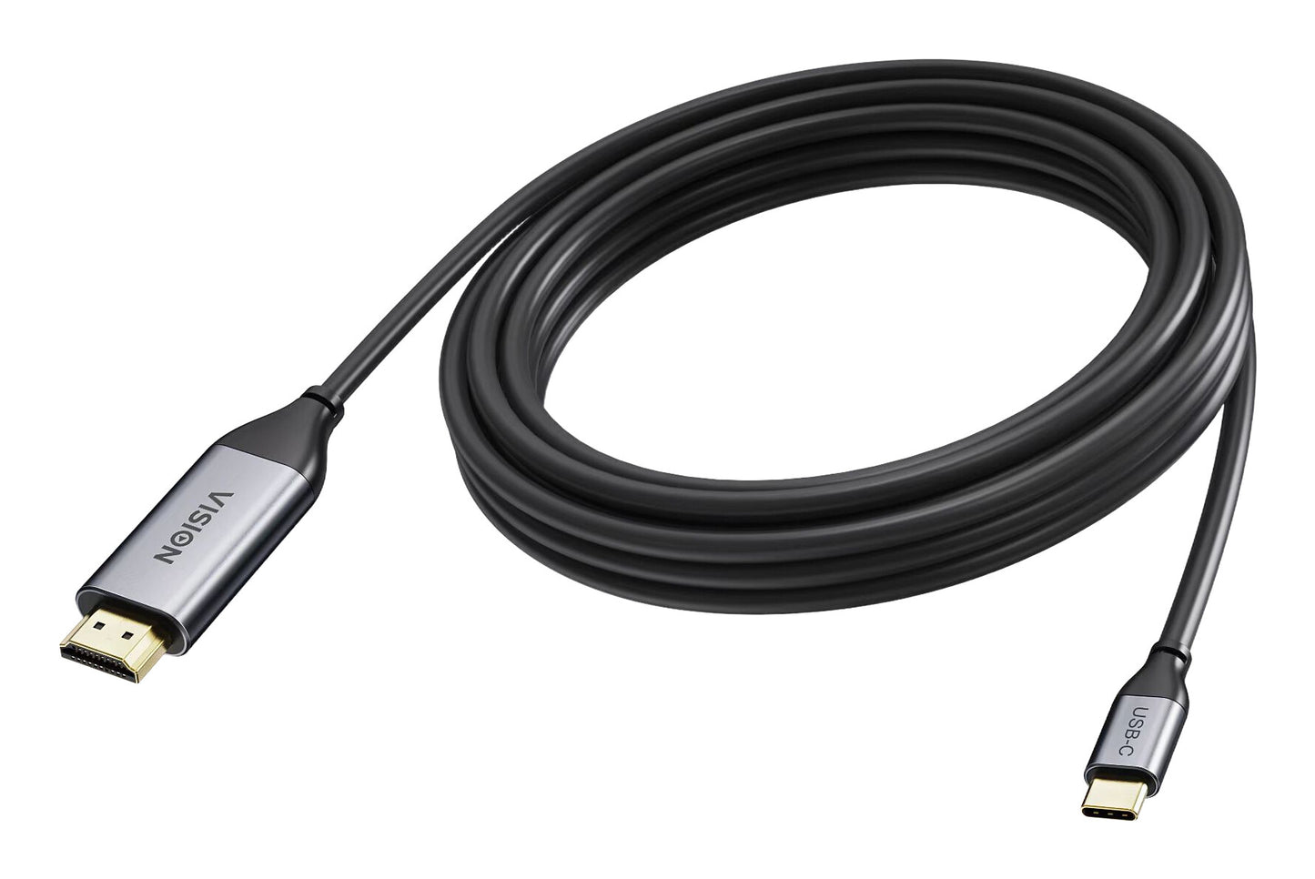 Vision TC 5MUSBCHDMI/BL video cable adapter 5 m USB Type-C HDMI Type A (Standard) Black
