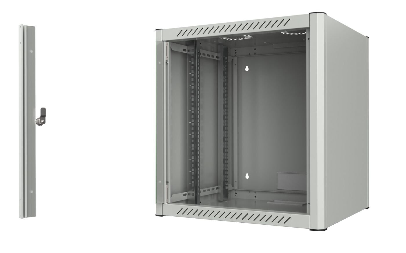 Lanview RWM12U56WH rack cabinet 12U Wall mounted rack White