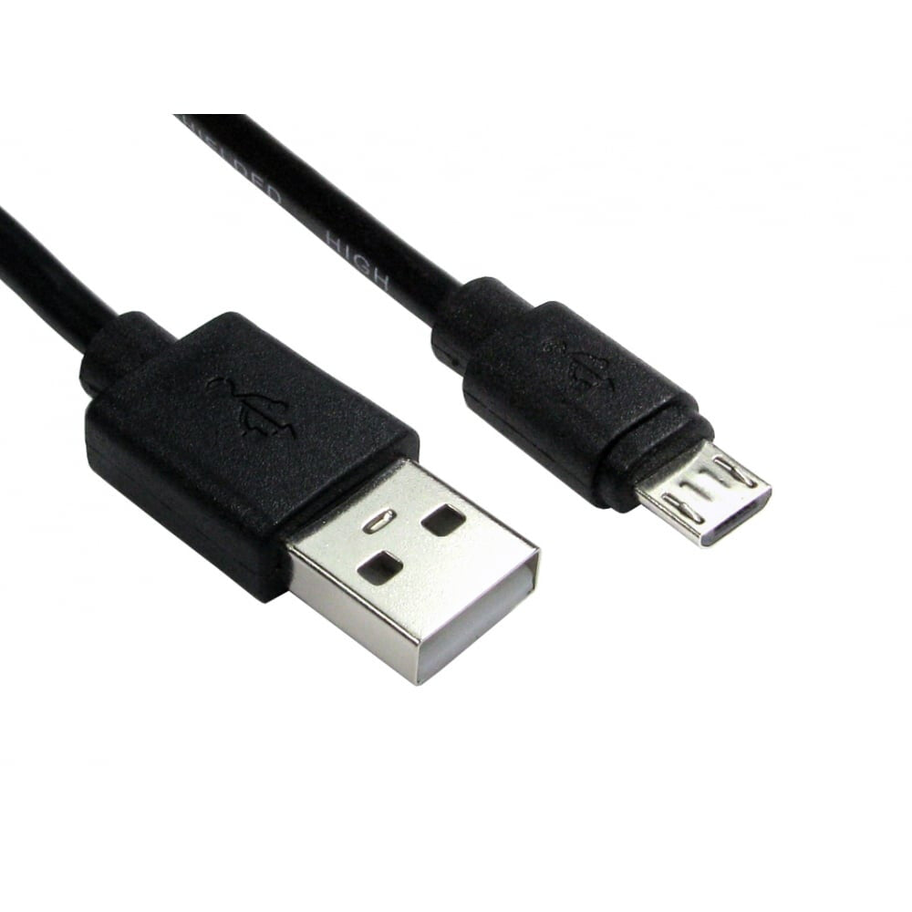 Cables Direct 99CDL2-1601 USB cable USB 2.0 1 m USB A Micro-USB B Black