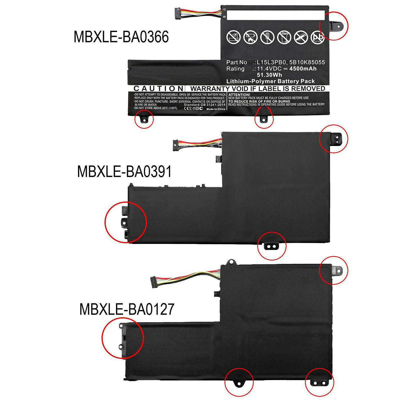 CoreParts MBXLE-BA0127 laptop spare part Battery