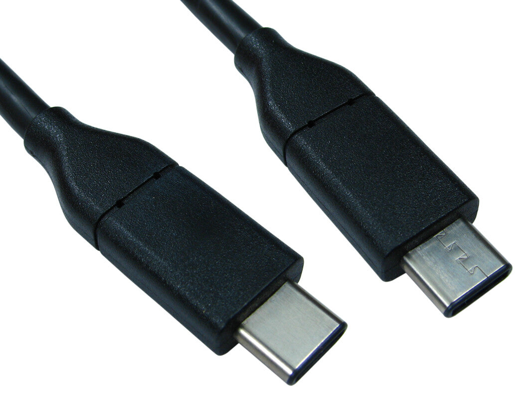 Cables Direct USB C/USB C 1m USB cable USB 3.2 Gen 2 (3.1 Gen 2) 10 Gbit/s Black
