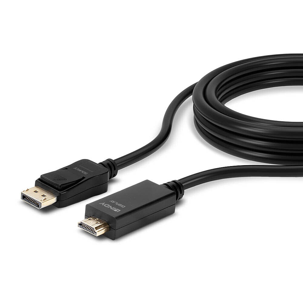 Lindy 2m DisplayPort to HDMI 10.2G Cable
