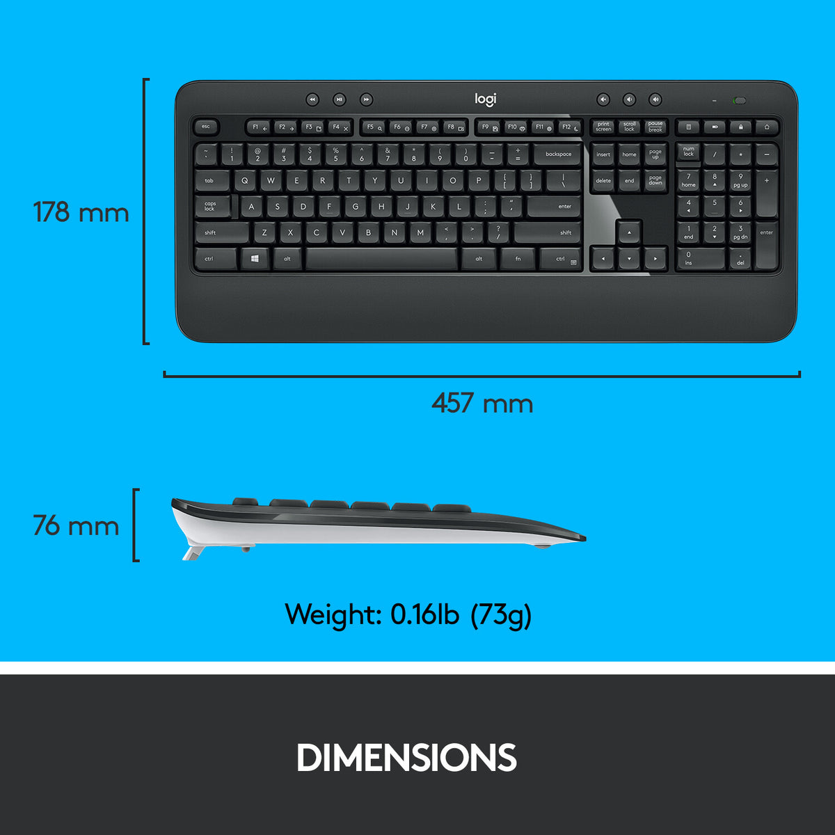 Logitech MK540 Advanced