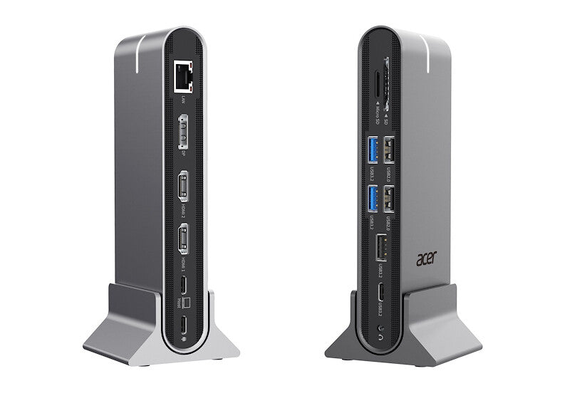 Acer HP.DSCAB.022 laptop dock/port replicator Wired USB 3.2 Gen 1 (3.1 Gen 1) Type-C Silver