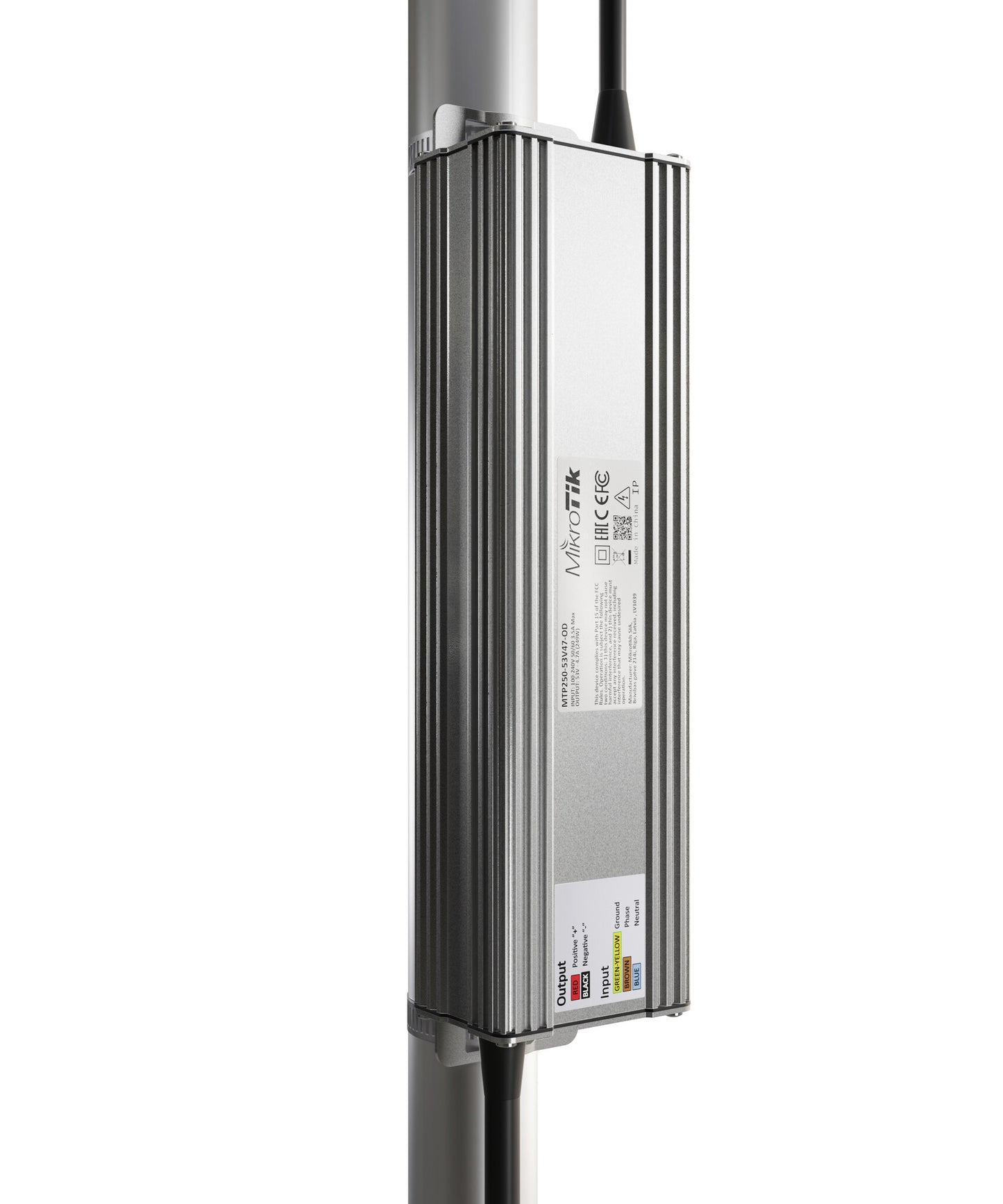 Mikrotik MTP250-53V47-OD power adapter/inverter Outdoor 250 W Zinc