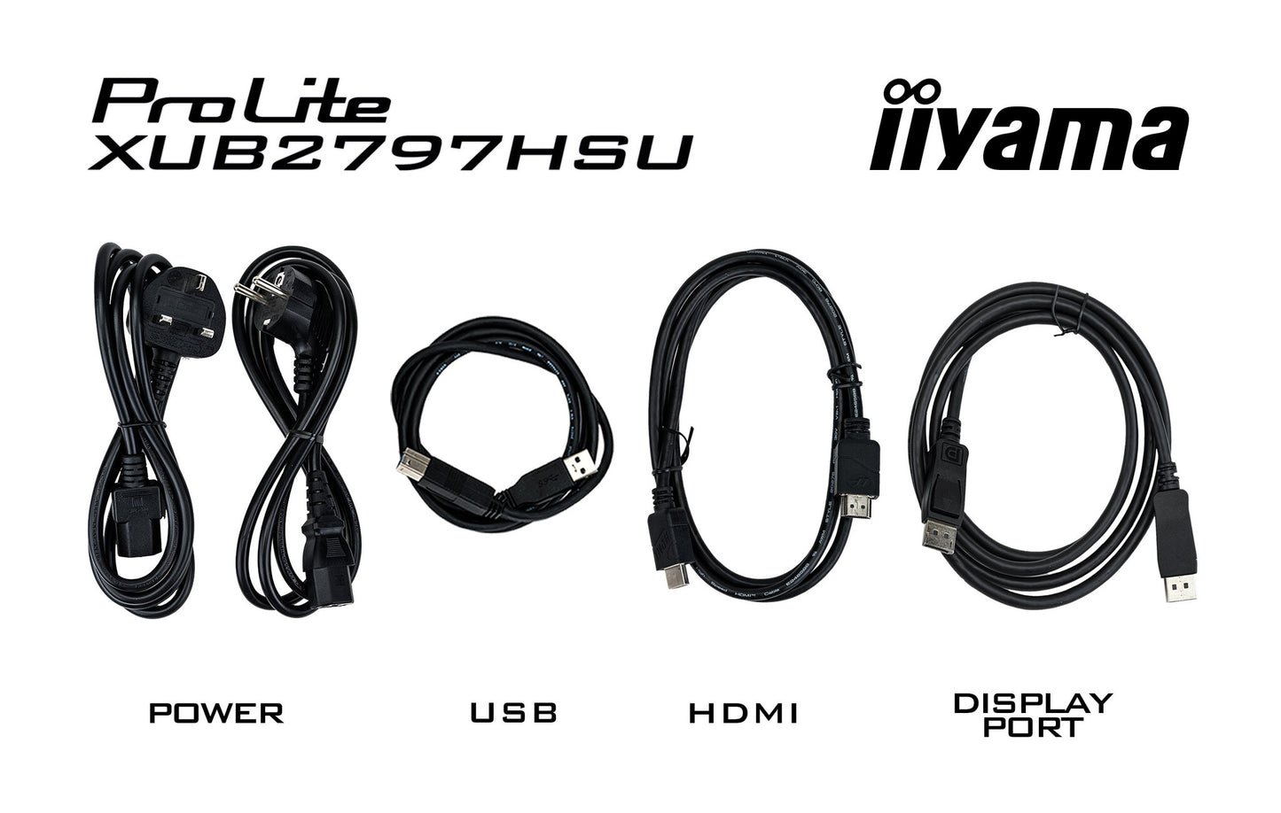iiyama ProLite XUB2797HSU-W2 computer monitor 68.6 cm (27") 1920 x 1080 pixels Full HD LED White