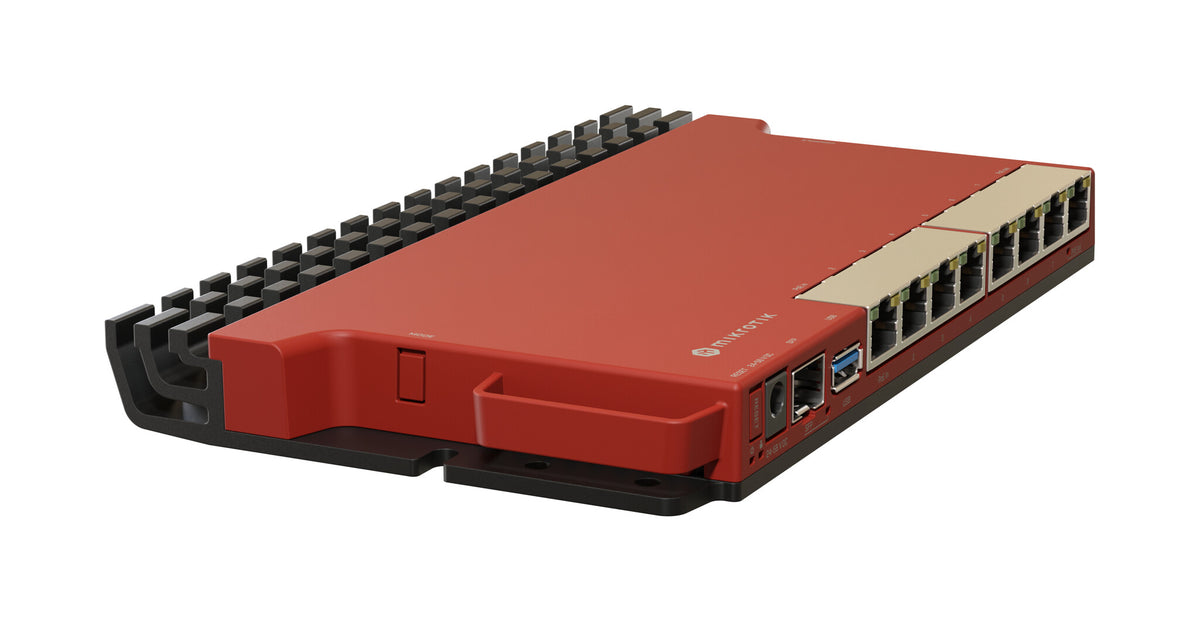 Mikrotik L009UiGS-RM wired router 2.5 Gigabit Ethernet, Gigabit Ethernet Red