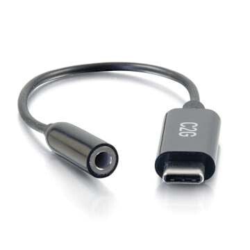 C2G USB-C® to AUX (3.5mm) Adapter Converter