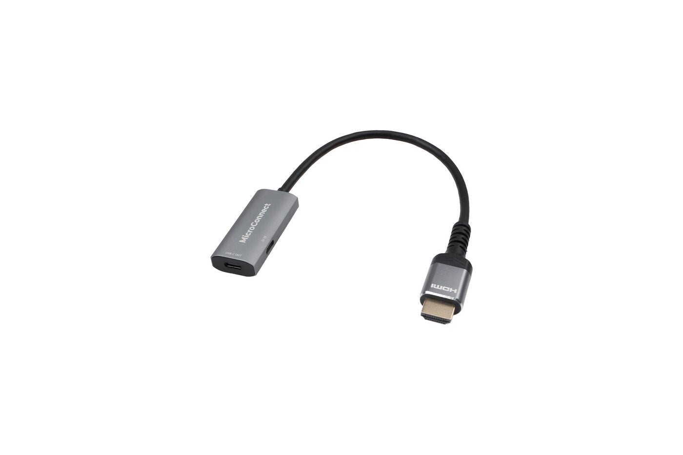 Microconnect HDMIUSB3.2 laptop dock/port replicator Black, Silver