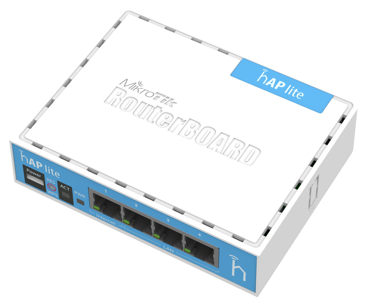 Mikrotik hAP lite wireless access point, white
