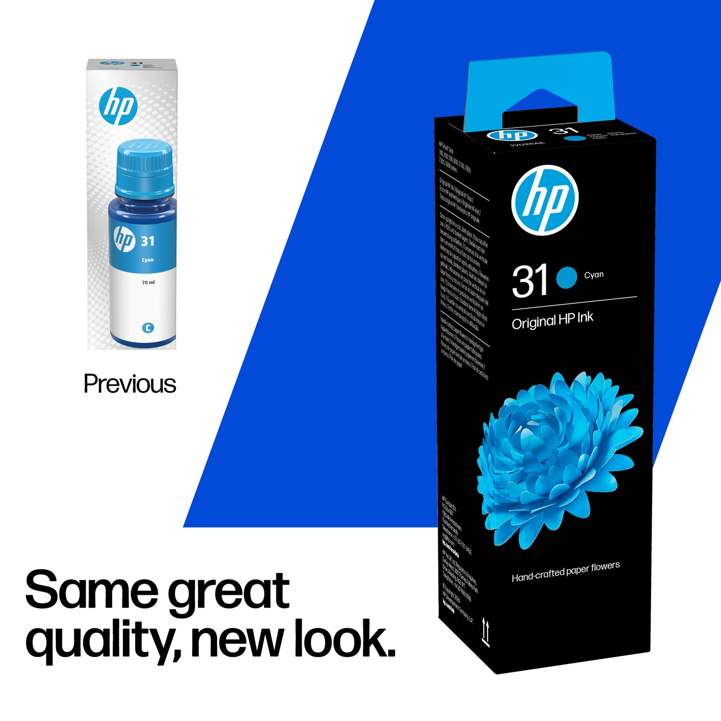 HP 31 70-ml Cyan Original Ink Bottle
