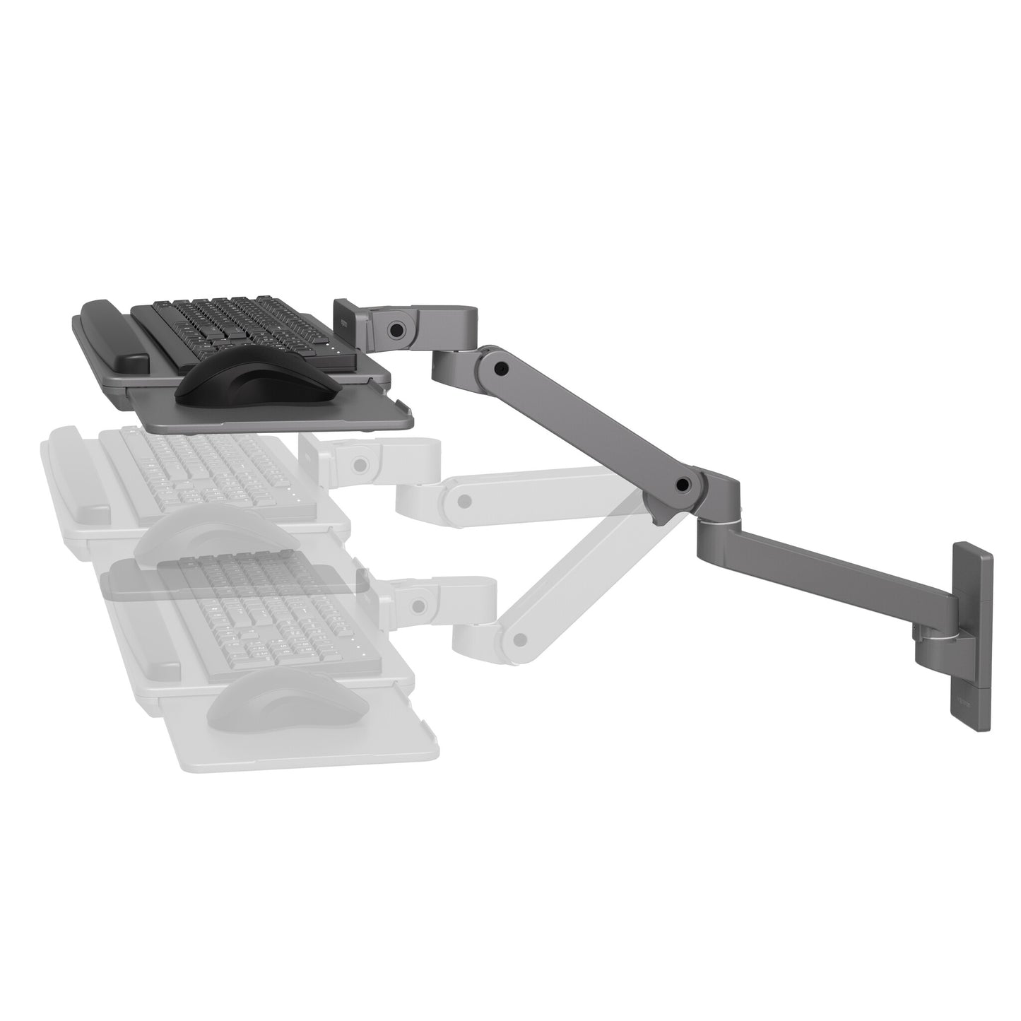 Ergotron LX Pro Wall Keyboard Arm (dark grey)