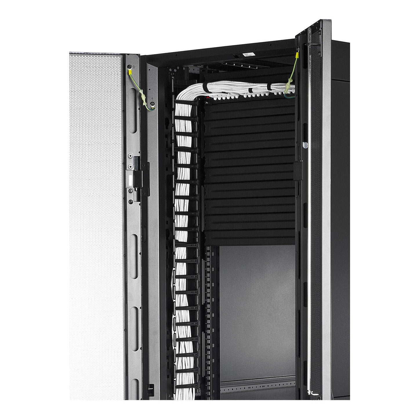 APC NetShelter Cable Management, Vertical Cable Manager, for NetShelter SX 600mm Wide 42U, Set of 2, 107 x 889 x 45 mm