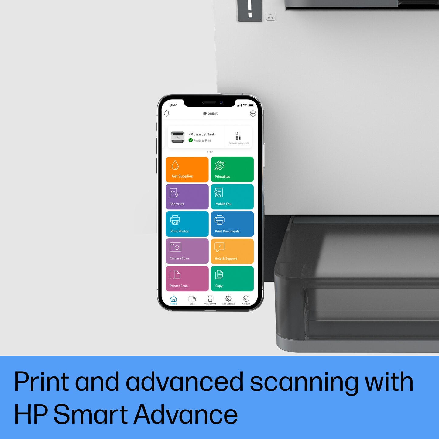 HP LaserJet Tank 2604dw Wireless Multifunction Black and white Printer, Copier, Scanner; Duplex