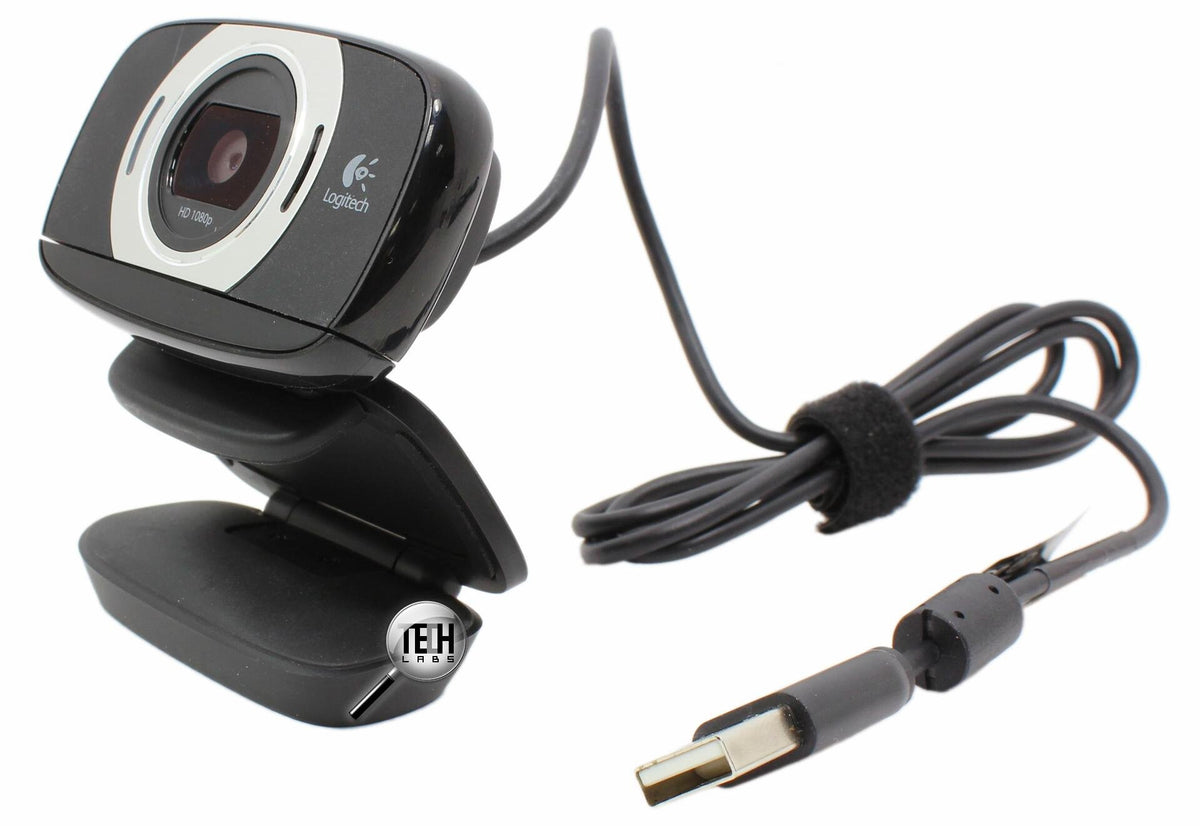 Logitech C615 webcam 1920 x 1080 pixels USB 2.0 Black