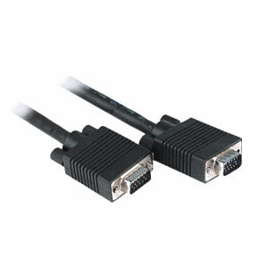 Mercodan D-Sub/D-Sub 2.0m VGA cable 2 m VGA (D-Sub) Black
