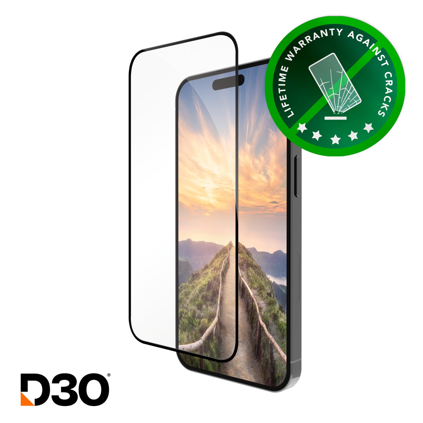 dbramante1928 eco-shield D3O - iPhone 16 ProMax - Black Edge
