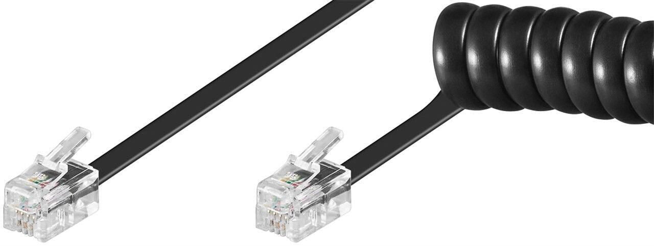 Microconnect MPK10200 telephone cable 2 m Black