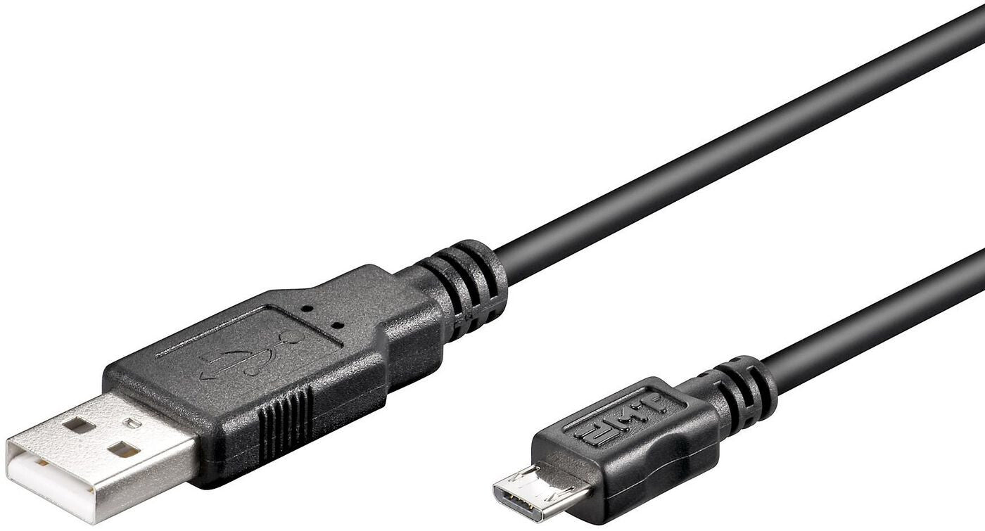 Microconnect USBABMICRO0,60 USB cable 0.6 m USB 2.0 USB A Micro-USB B Black