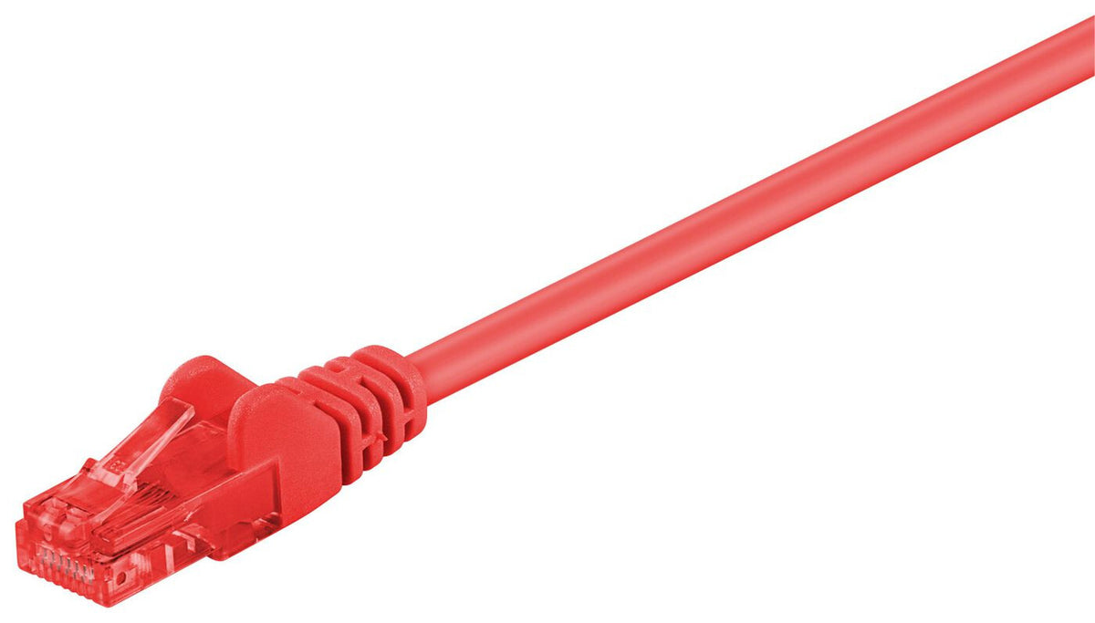 Microconnect B-UTP610R networking cable Red 10 m Cat6 U/UTP (UTP) Round