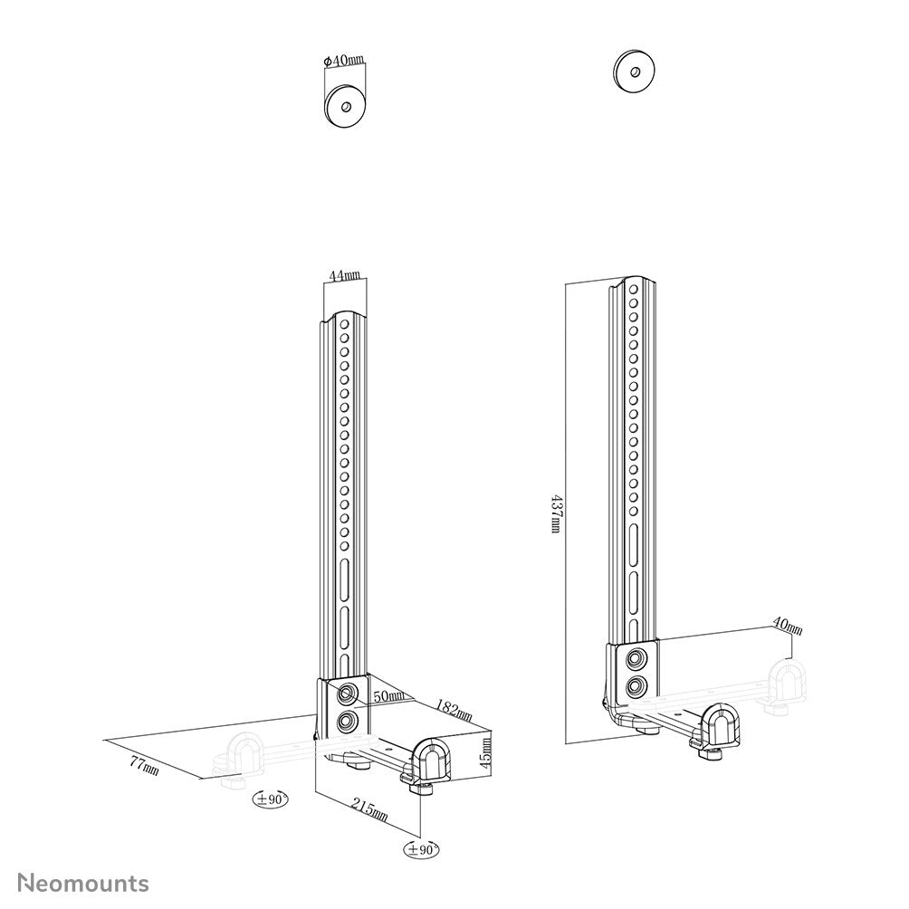 Neomounts videobar/soundbar/speaker mount
