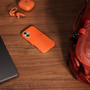 Apple Beats iPhone 17 Rugged Case with MagSafe and Camera Control – Sierra Orange