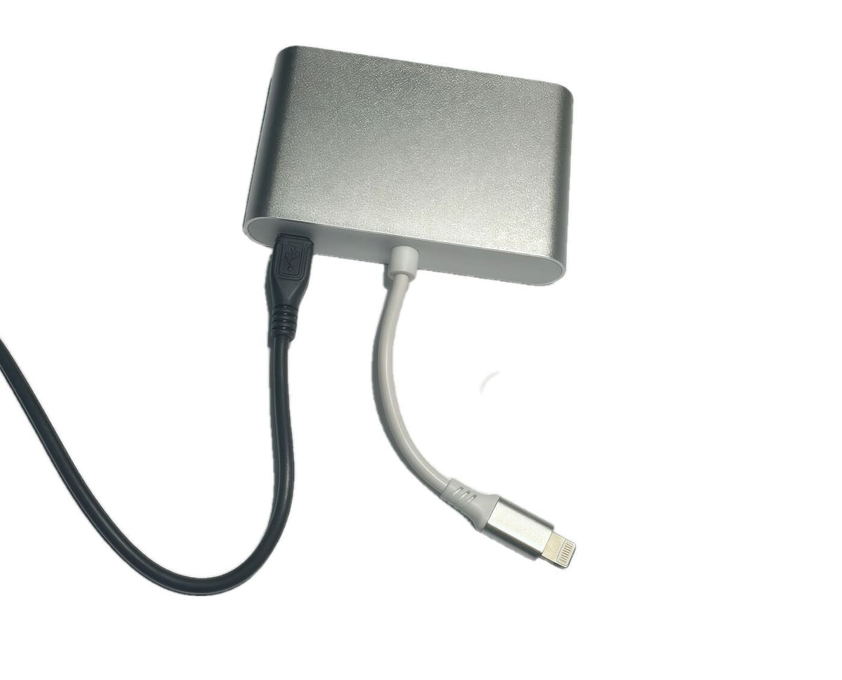 Microconnect LIGHT-HUB4 interface hub Lightning 480 Mbit/s Silver