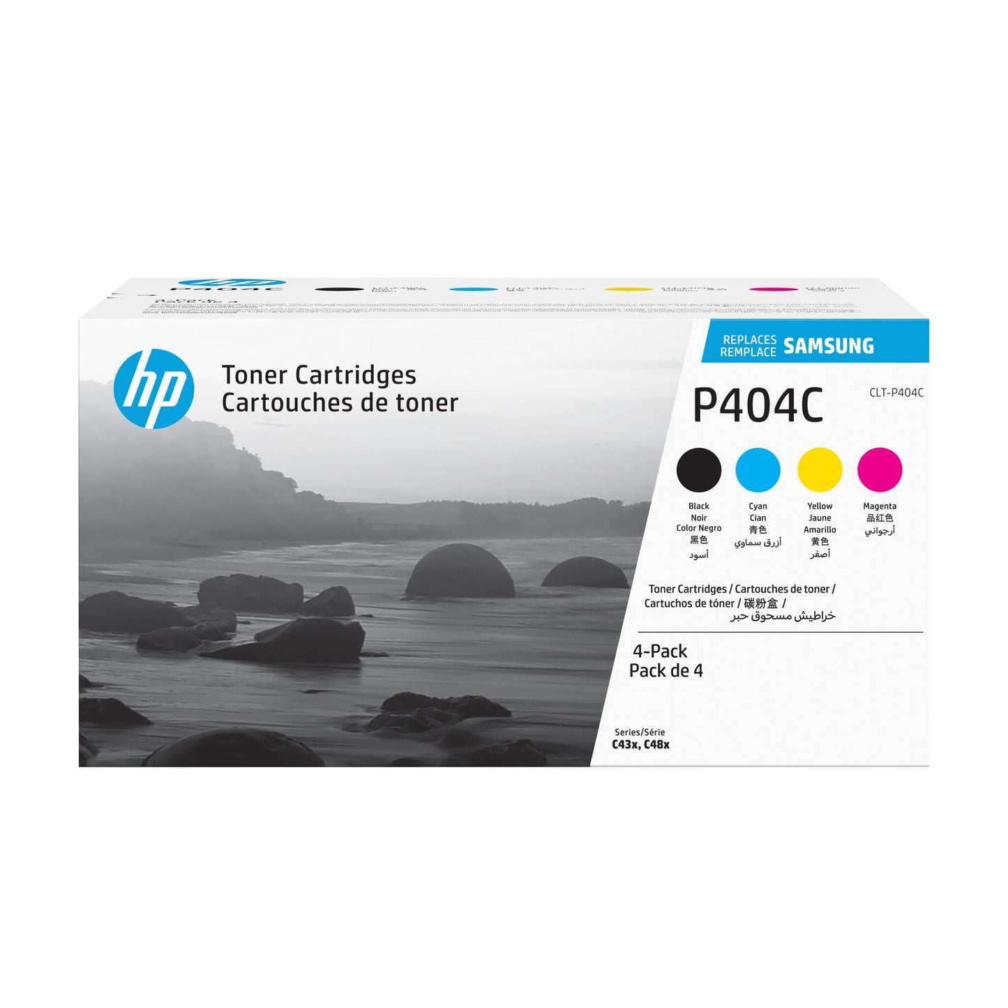 Samsung CLT-P404C 4-pack Cyan/Magenta/Yellow/Black Original Toner Cartridge