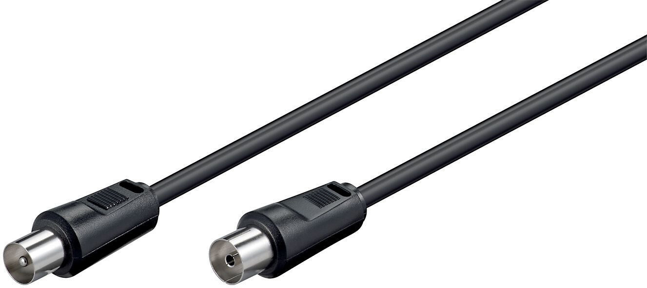 Microconnect COAX015 coaxial cable 1.5 m Black