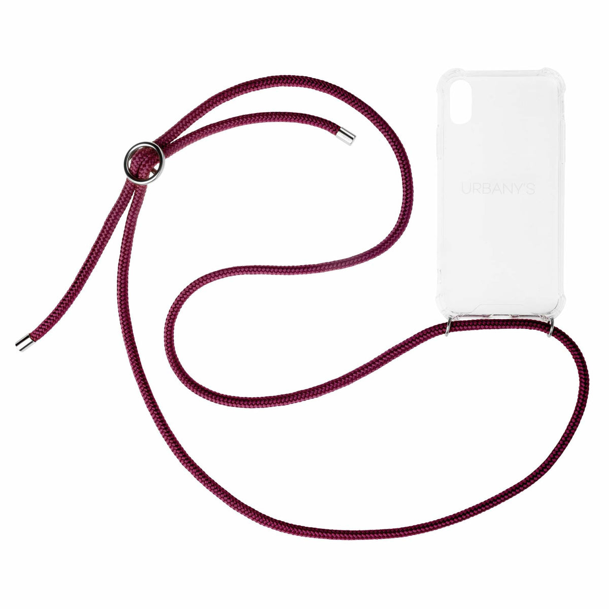 Urbany's Red Wine mobile phone case 17 cm (6.7") Cover Transparent