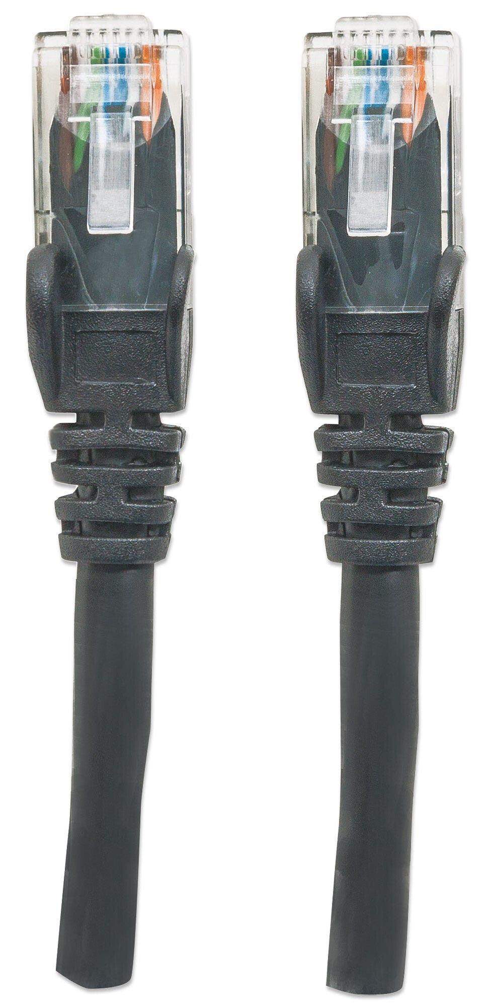 Intellinet Network Patch Cable, Cat6, 20m, Black, CCA, U/UTP, PVC, RJ45, Gold Plated Contacts, Snagless, Booted, Lifetime Warranty