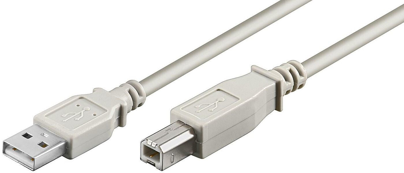 Microconnect USBAB2 USB cable USB 2.0 1.8 m USB A USB B Grey